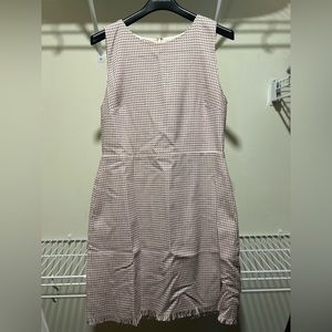 NWOT-Loft pink ‘tweed’-like dress
